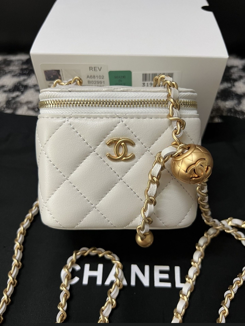 Ch*el cosmetic bags